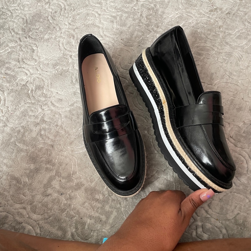 ALDO platform loafers